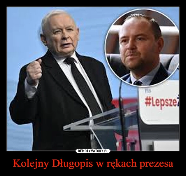 
    Kolejny Długopis w rękach prezesa