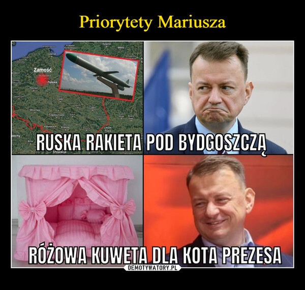 
    Priorytety Mariusza