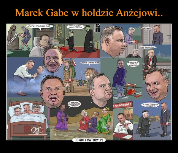 
    Marek Gabe w hołdzie Anżejowi..