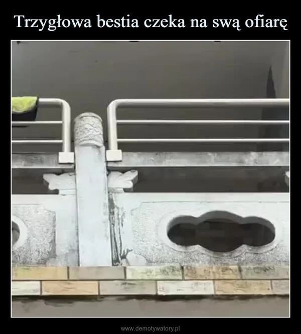 
    Trzygłowa bestia czeka na swą ofiarę