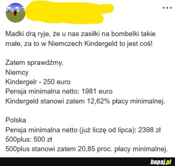 
    Jak chłop robi w Reichu, a baba siedzi w Polsce to może się opłaca. Inaczej kiepsko.