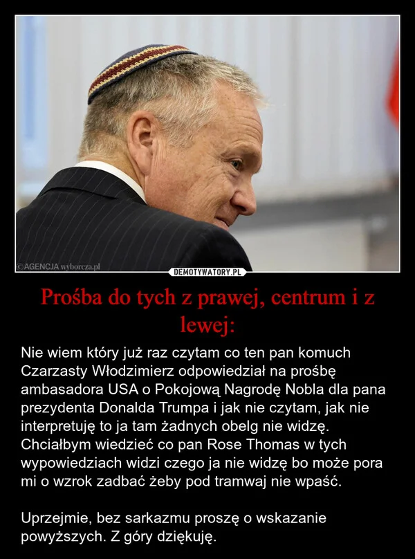 
    Prośba do tych z prawej, centrum i z lewej: