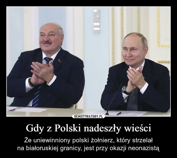 
    Gdy z Polski nadeszły wieści