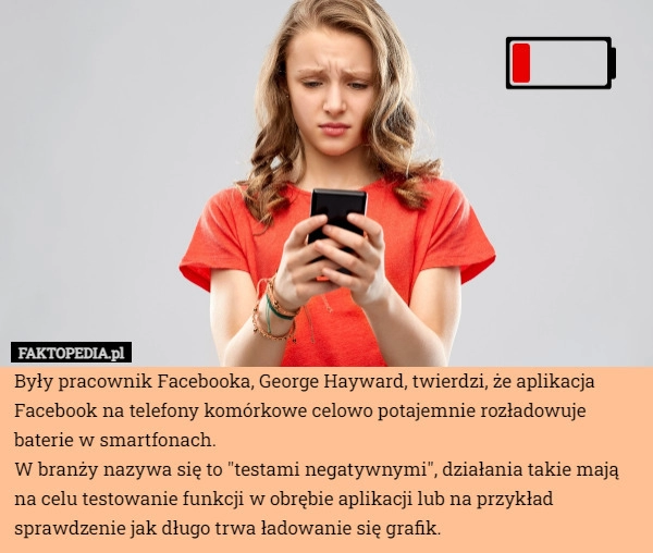 
    Były pracownik Facebooka, George Hayward, twierdzi, że aplikacja Facebook