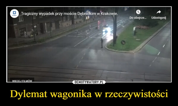 
    Dylemat wagonika w rzeczywistości