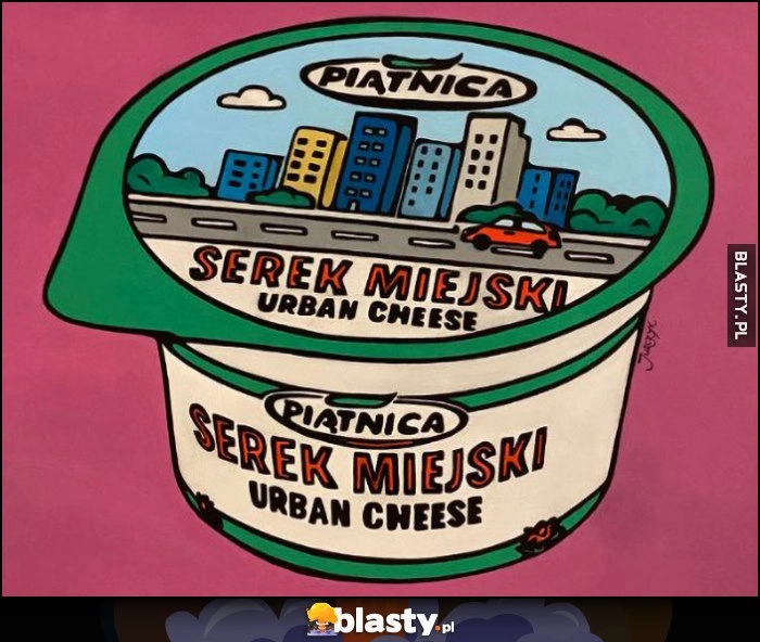 
    Serek miejski urban cheese Piątnica