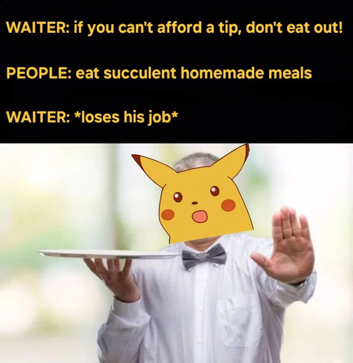 
    Tipping is optional, not mandatory