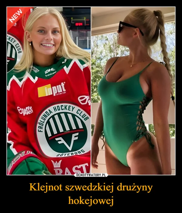
    Klejnot szwedzkiej drużyny hokejowej