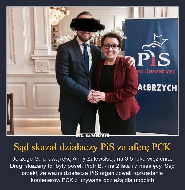 
    Sąd skazał działaczy PiS za aferę PCK