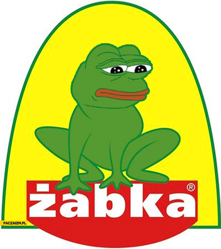 
    Logo Żabka smutna żaba