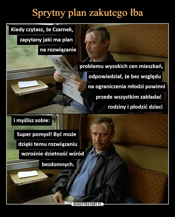
    Sprytny plan zakutego łba