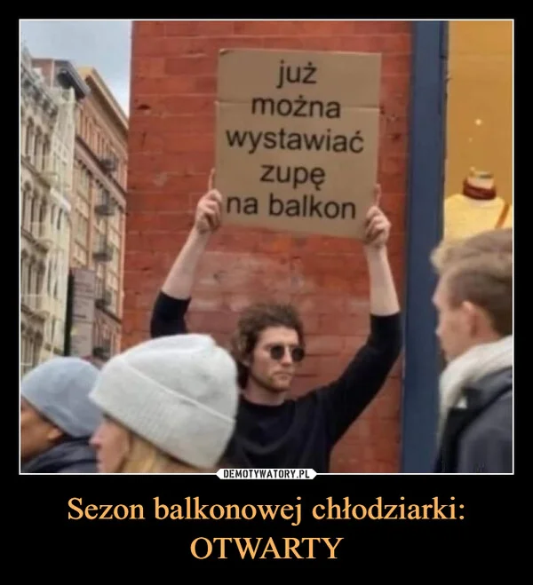 Sezon balkonowej chłodziarki: OTWARTY