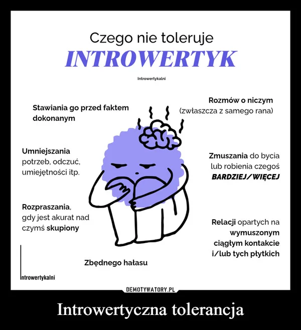 
    Introwertyczna tolerancja