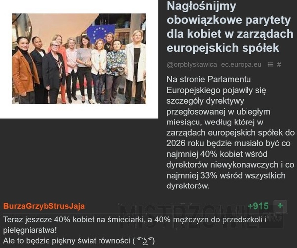 
    
			Obowiązkowe parytety					