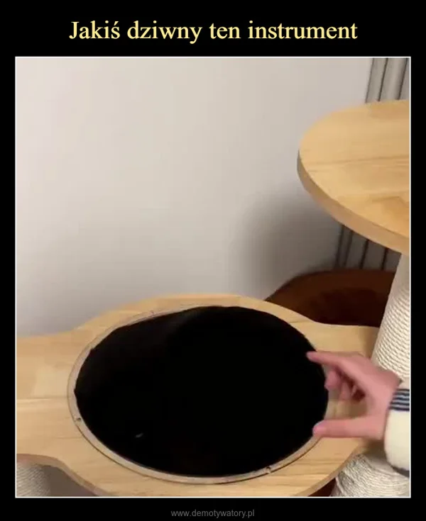 
    Jakiś dziwny ten instrument