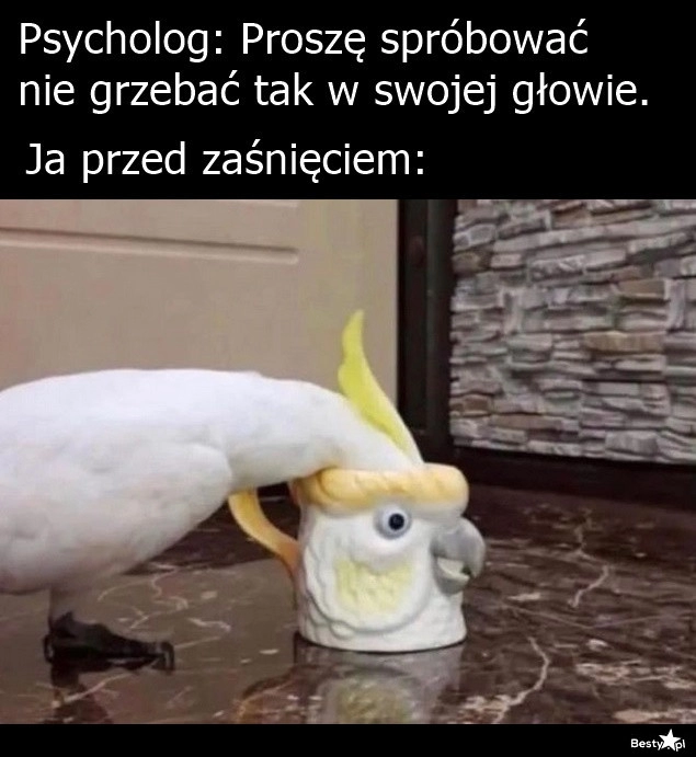 
    Grzebanie w głowie 