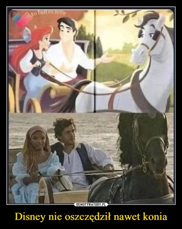 
    Disney nie oszczędził nawet konia