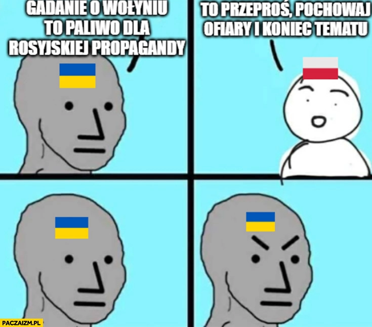 
    Ukraina gadanie o Wołyniu to paliwo dla rosyjskiej propagandy, Polska to przeproś, pochowaj ofiary i koniec tematu zły