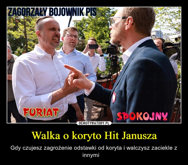 
    Walka o koryto Hit Janusza