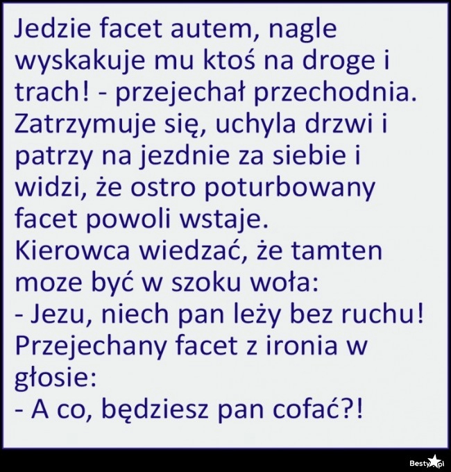 
    Potrącenie przechodnia 