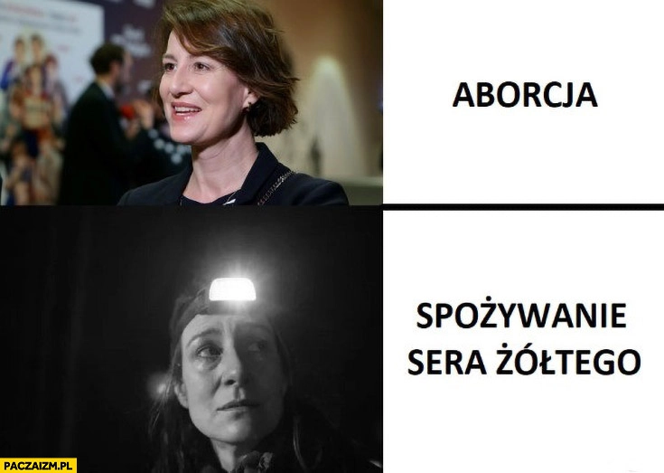 
    Maja Ostaszewska aborcja vs spożywanie sera żółtego reakcja porównanie