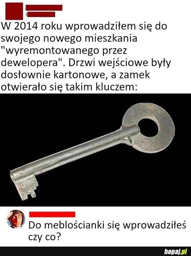 
    Wprowadzka do nowego mieszkania