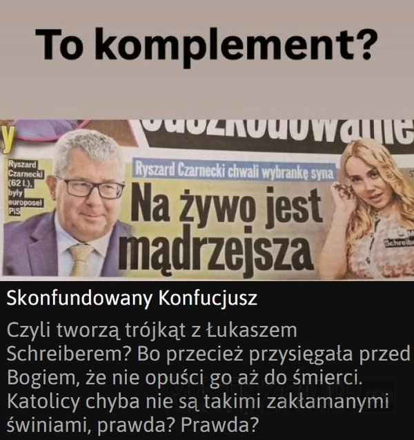 
    To komplement?