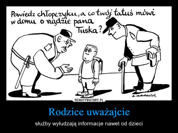 
    Rodzice uważajcie