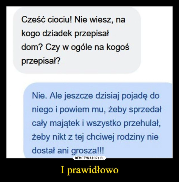 
    I prawidłowo