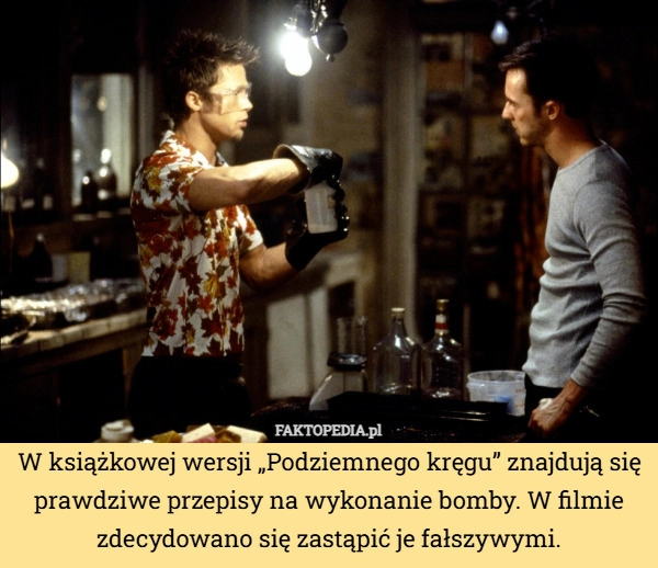 
    W książkowej wersji „Podziemnego kręgu” znajdują się prawdziwe przepisy