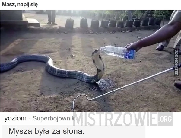 
    Masz, napij się