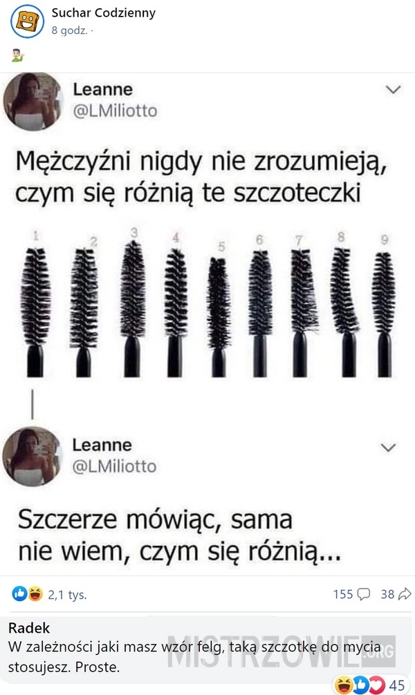 
    Szczoteczki