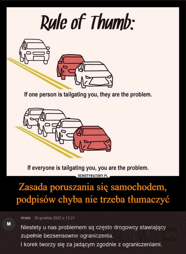 
    
			Zasady poruszania się samochodem					