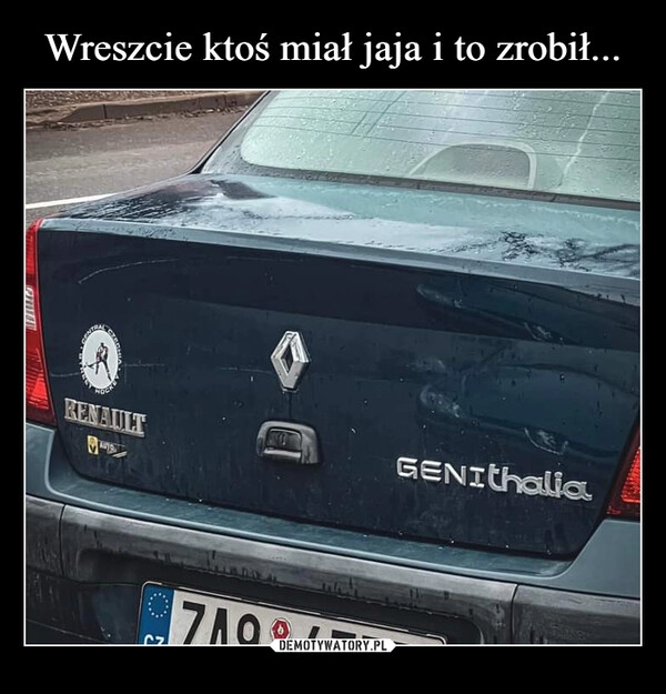 
    Wreszcie ktoś miał jaja i to zrobił...