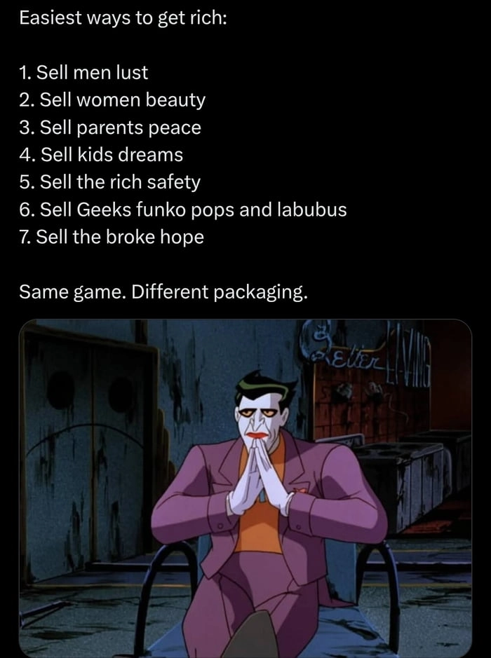 
    The joker kinda got a point