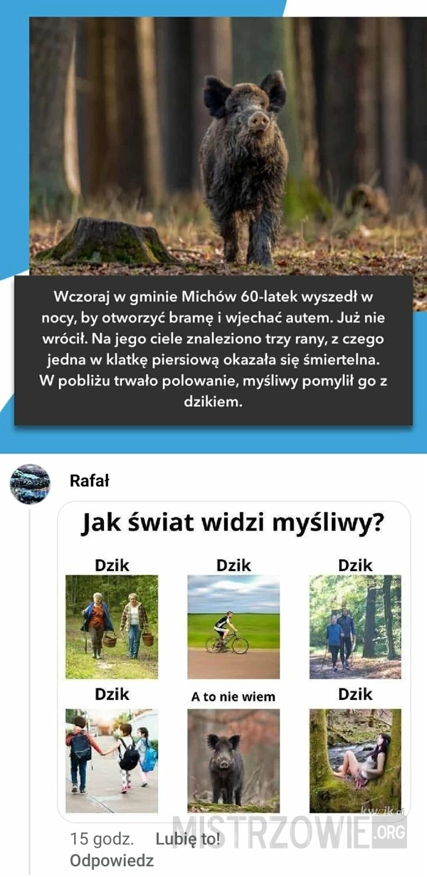 
    Świat według myśliwego