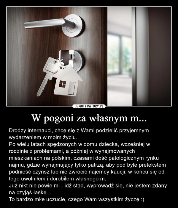 
    W pogoni za własnym m...