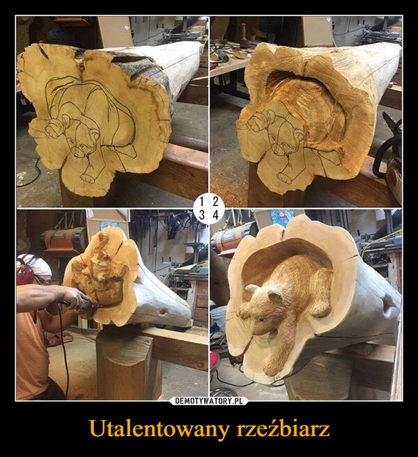 
    Utalentowany rzeźbiarz