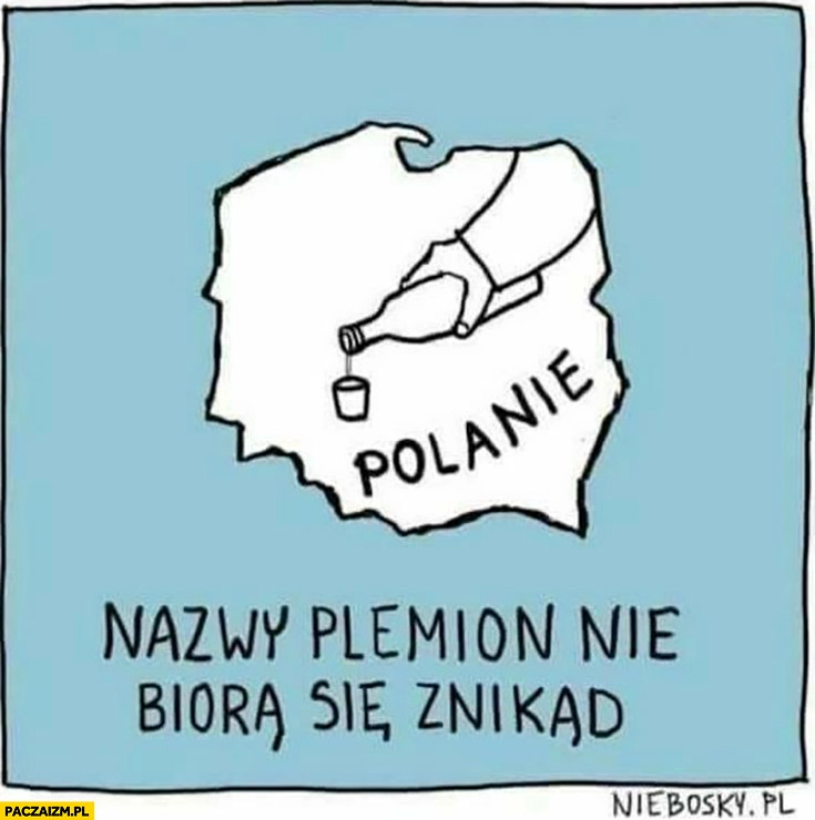 
    Nazwy plemion nie biorą się znikąd: Polska polanie kielona