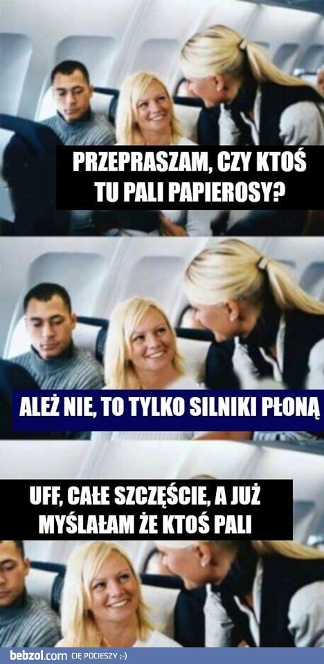 
    Przygoda w samolocie :D