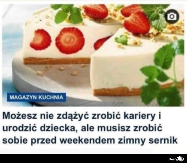 
    Serniczek to największy priorytet 