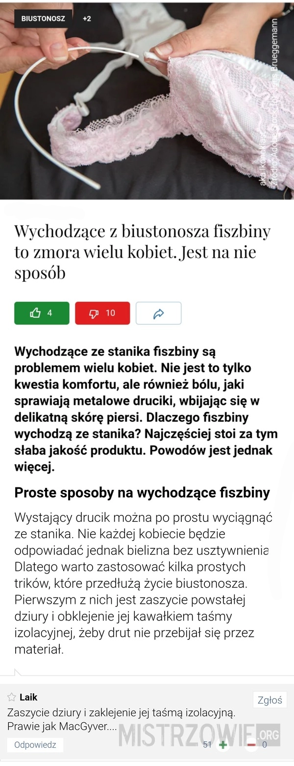 
    Sposób na fiszbiny