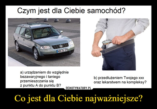 
    Co jest dla Ciebie najważniejsze?