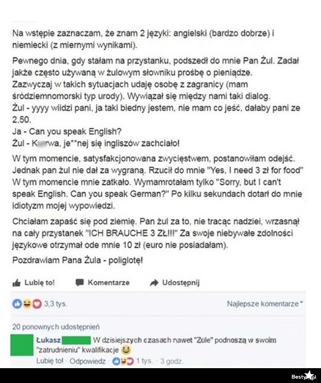 
    O Panu Żulu, który był poliglotą 