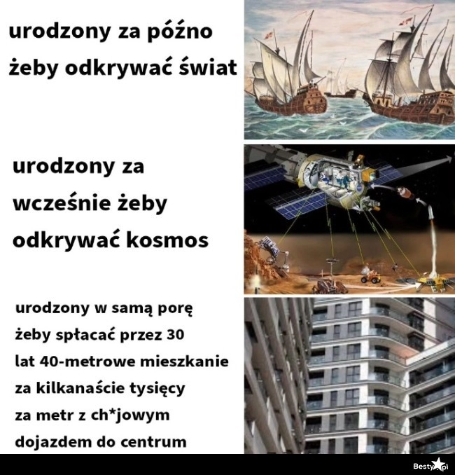 
    Urodzony w samą porę... 