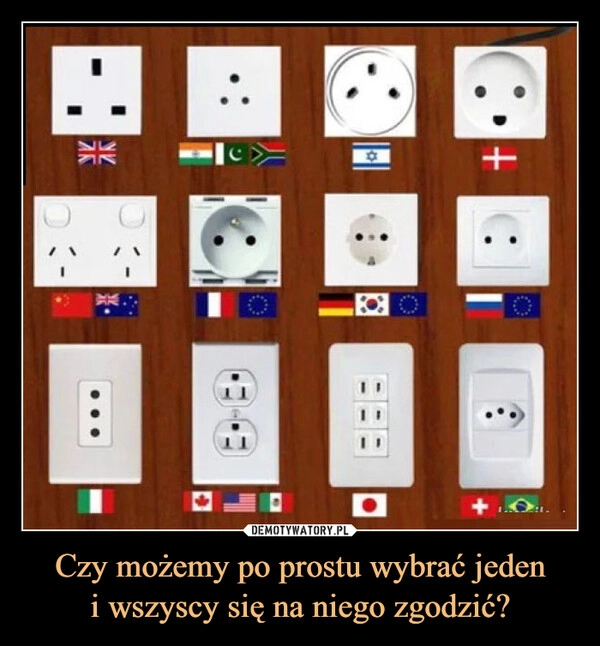 
    Czy możemy po prostu wybrać jeden
i wszyscy się na niego zgodzić?