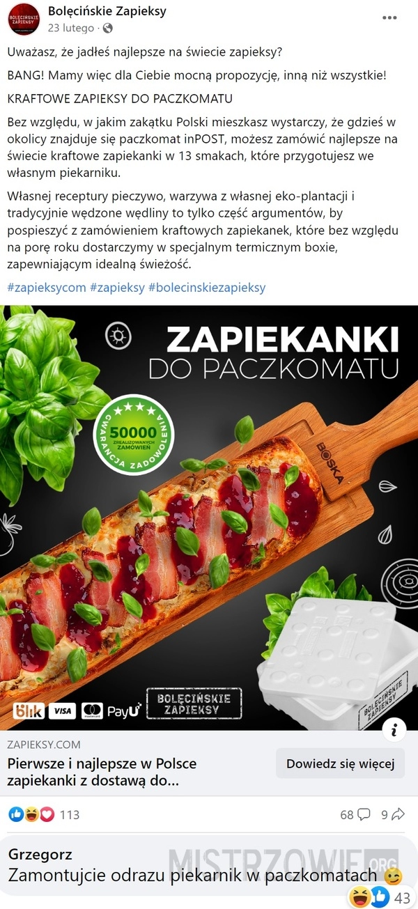 
    Zapiekanki