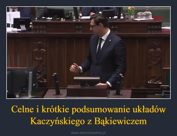 
    Celne i krótkie podsumowanie układów Kaczyńskiego z Bąkiewiczem