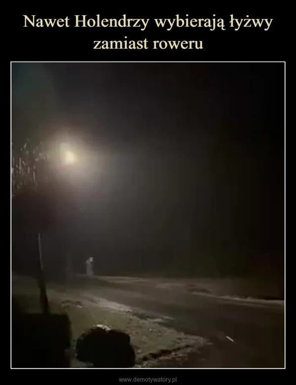 
    Nawet Holendrzy wybierają łyżwy zamiast roweru