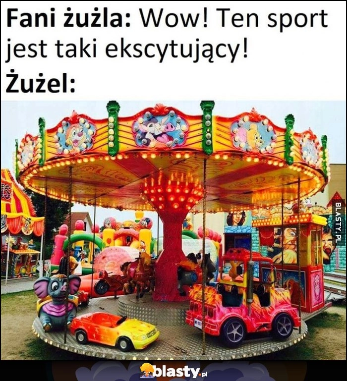 
    Fani żużla: wow ten sport jest taki ekscytujący, tymczasem żużel jak jazda w kółko w wesołym miasteczku